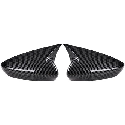 2Pcs Carbon Look Side Wing Mirror Cover Cap for Mazda 3 Axela (2020–2025)