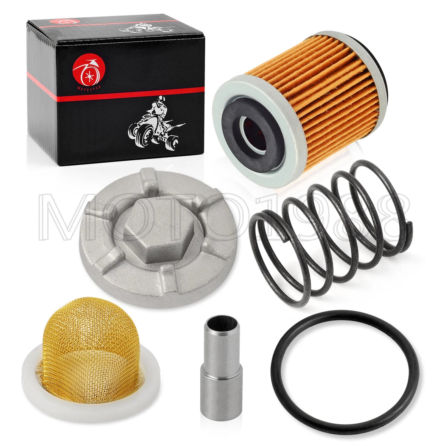 Oil Pump Gear Gasket & Oil Drain Plug Filter Strainer for Yamaha Raptor 350 (2004–2013)