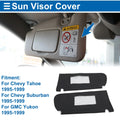 Sun Visor Cover Replacement for Chevy Tahoe 1995–1999 Left Right Black