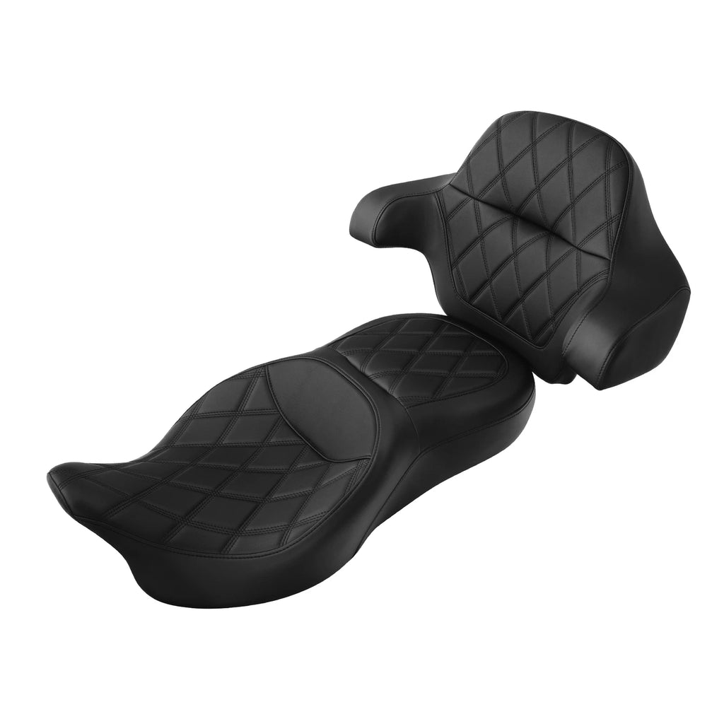 Driver Passenger Seat & Backrest for Harley Electra Road Glide (2014–2023)