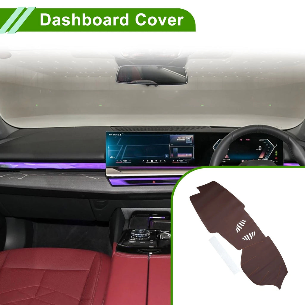 Dashboard Cover Dash Mat Replacement for BMW X5 X6 2019-2022 Brown