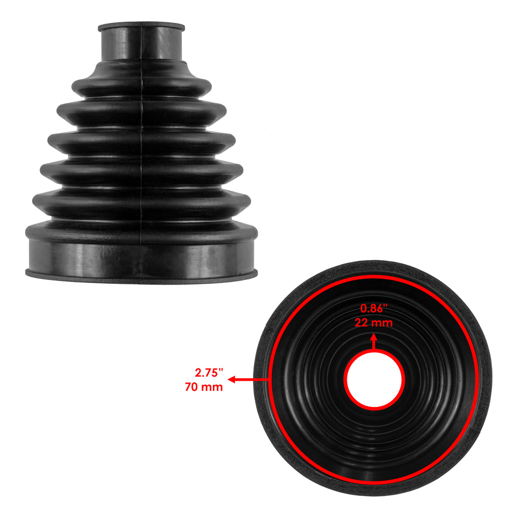 CV Joint Axle Boots Kit Rear Inner Outer for Honda Pioneer 700 (2014–2022)