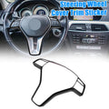 Steering Wheel Covers Black Replacement for Mercedes Benz A B C Plastic Trim (2019–2025)