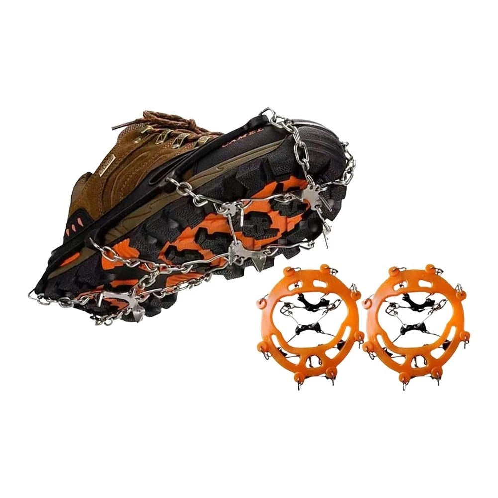 18 Tooth Crampon Antislip Shoe Covers for Snow and Ice