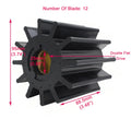 Impeller for Jabsco 17370-0001, CEF 500152, JMP 8300, 8927570, 3008503, 3N-4859