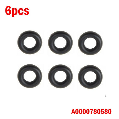 6 Pcs/Set Injector Leak Off Seal O Ring Rubber Piezo Fuel Injector