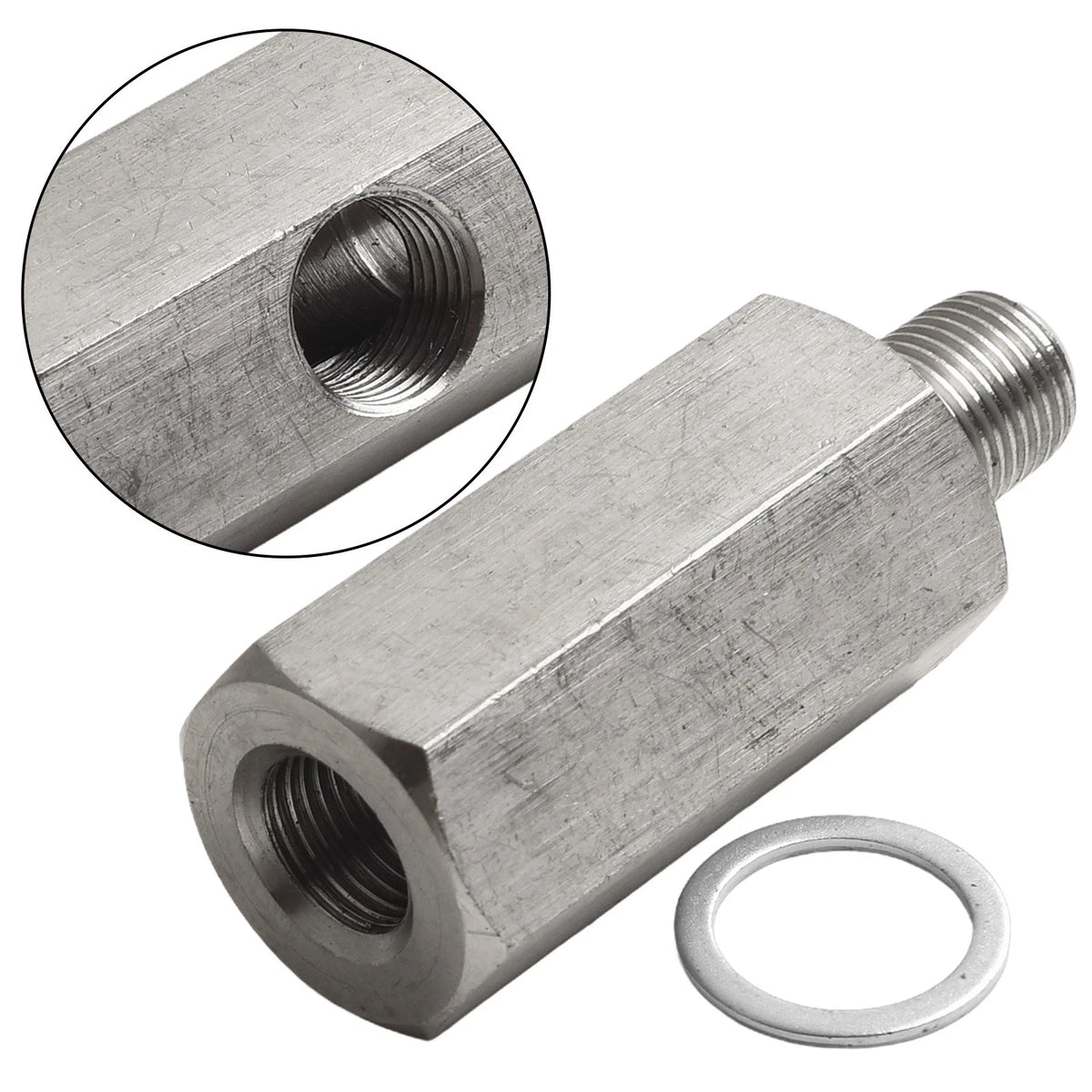 1/8 BSPT Turbo Oil Feed Adapter Fitting for Universal Applications