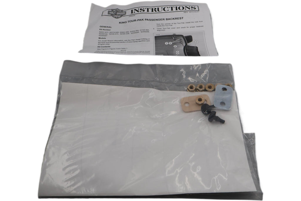 OEM Backrest for Harley-Davidson Touring (1997–2013) 52892-98