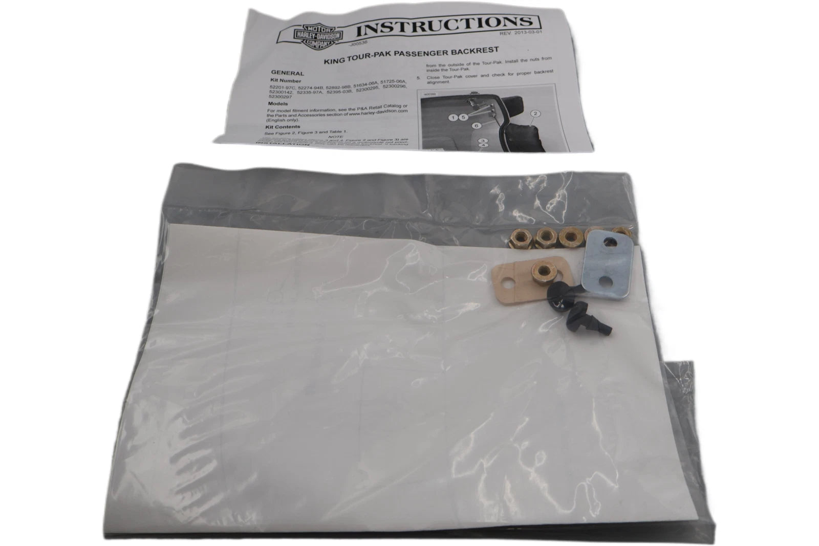 OEM Backrest for Harley-Davidson Touring (1997–2013) 52892-98