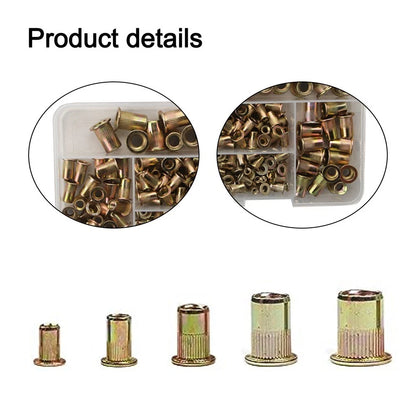 Set of 4 Carbon Steel Rivets for Home DIY Projects
