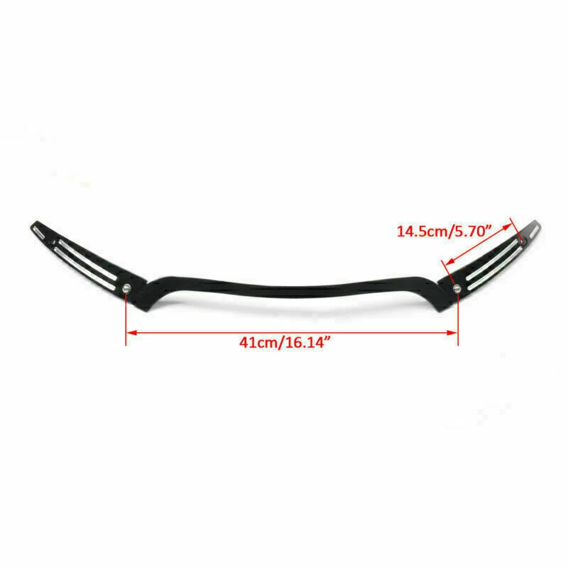 Double Light Gliding Stripes Windshield Trim for FLTRX Road Glide (2014–2017)