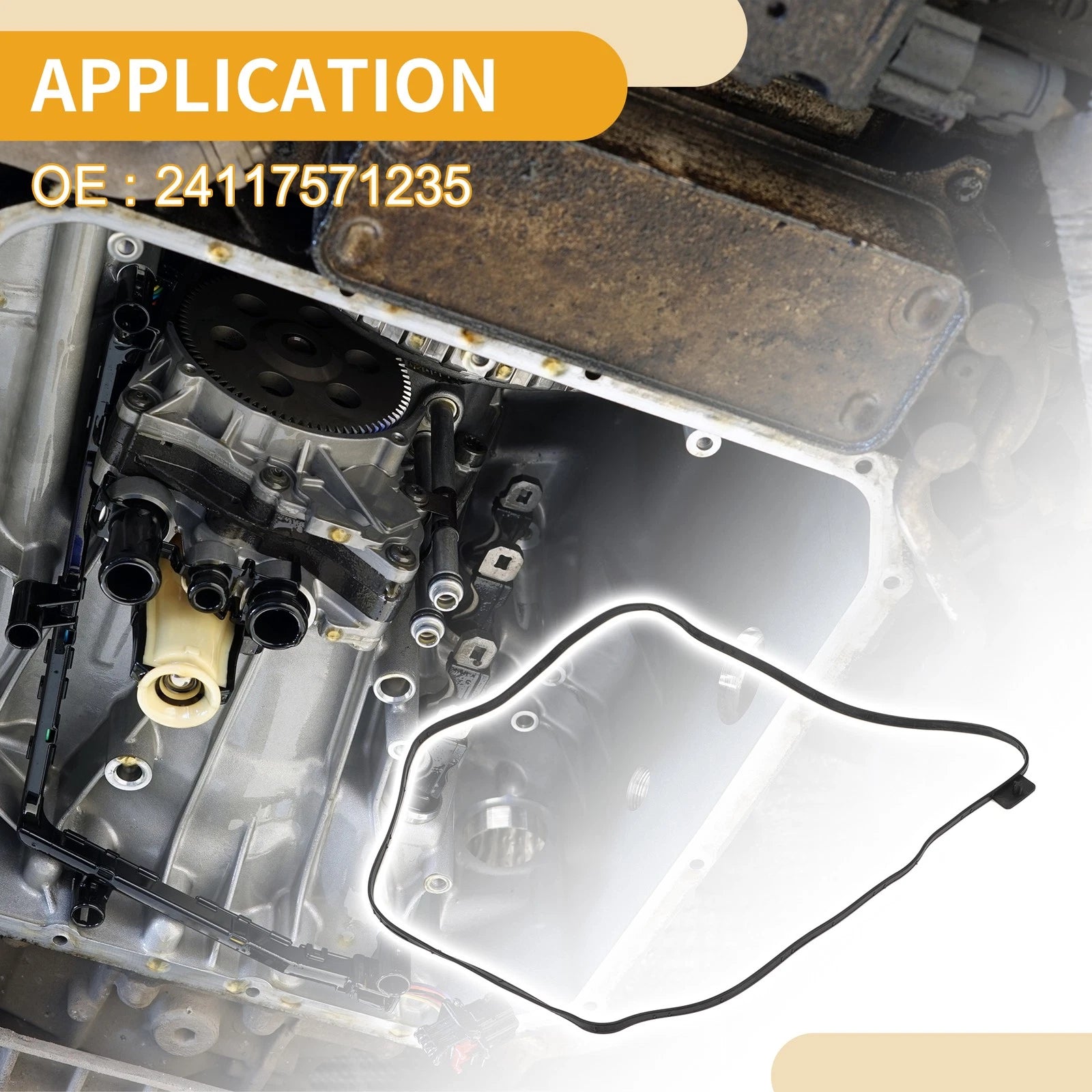 Transmission Filter Oil Pan Gasket Replacement for BMW 328i (2007–2013)