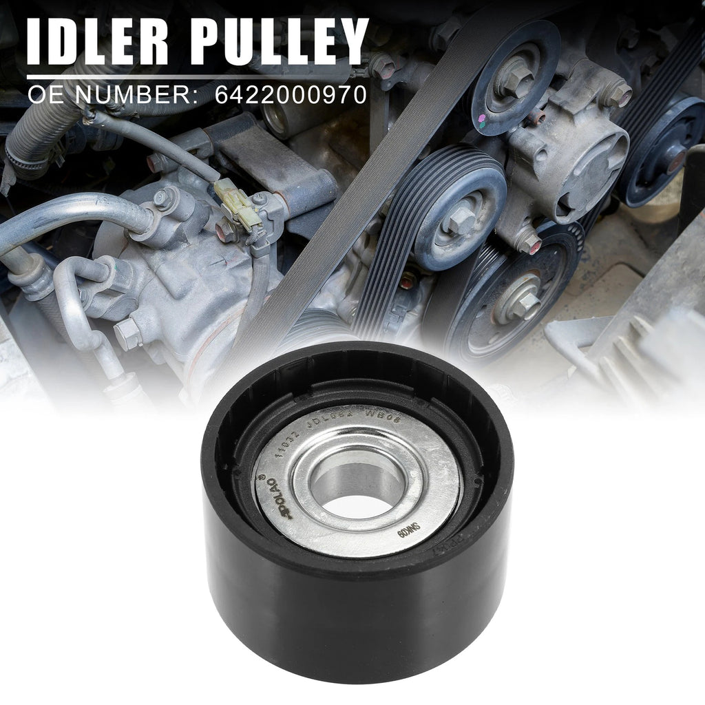 Drive Belt Idler Pulley Replacement for Mercedes-Benz C E S-Class (2014–2020)