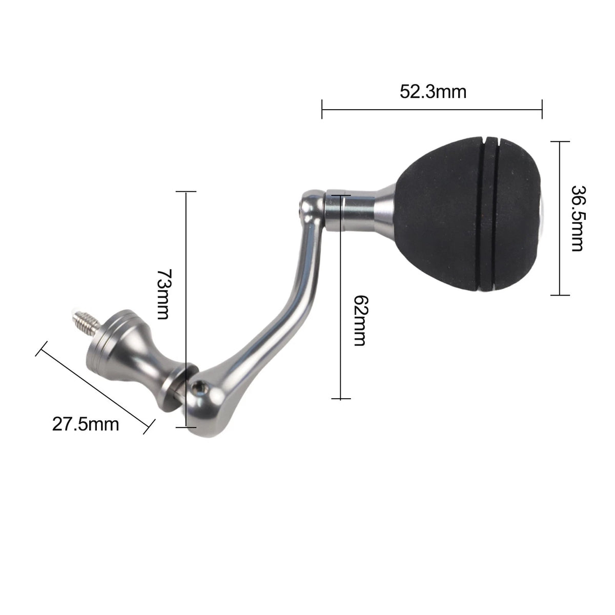 EVA Fishing Reel Handle for Shimano Spheros & Stradic (Knob Size 52.336.5mm)