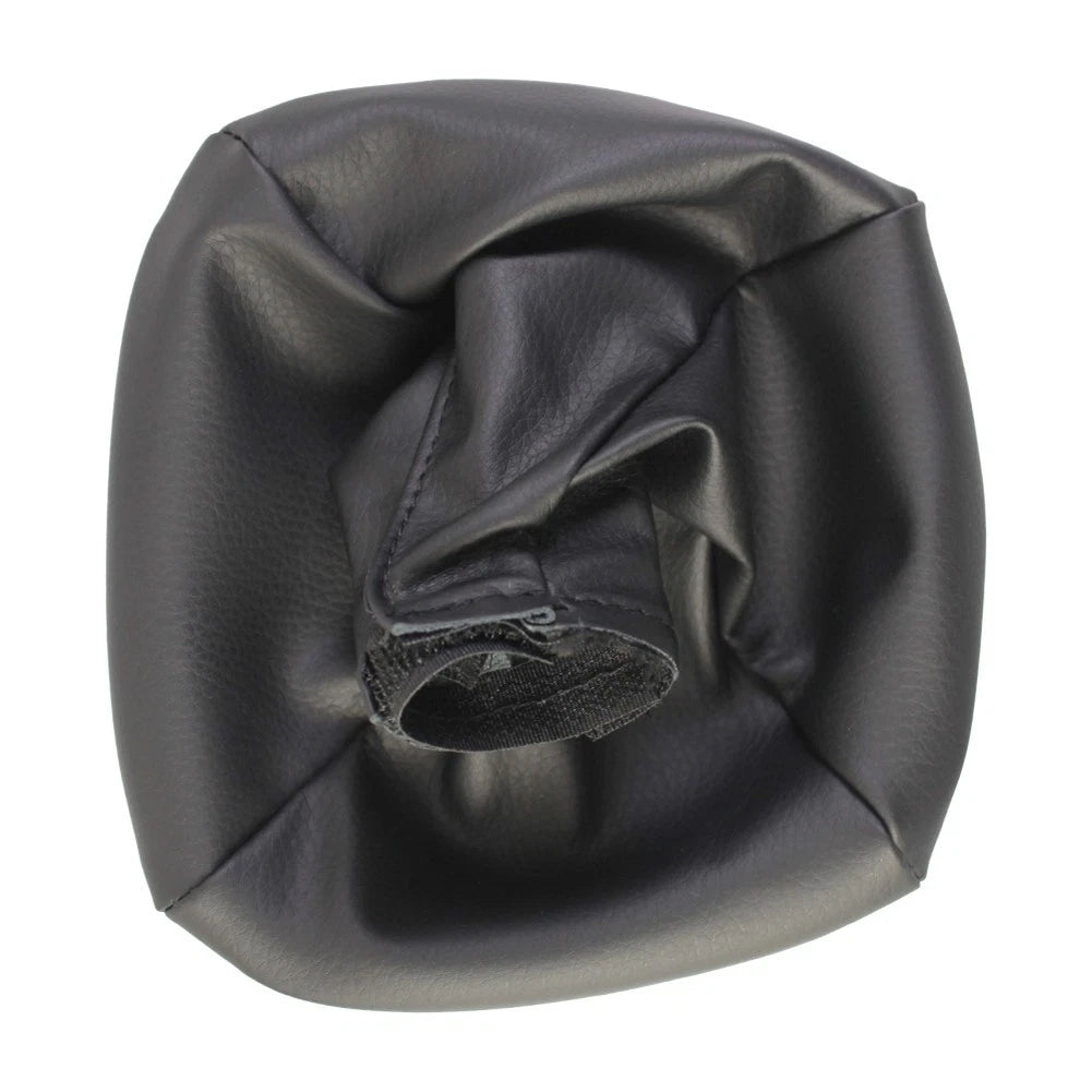 Gear Shift Knob Cover for Fiat Panda (2012) - Black Artificial Leather