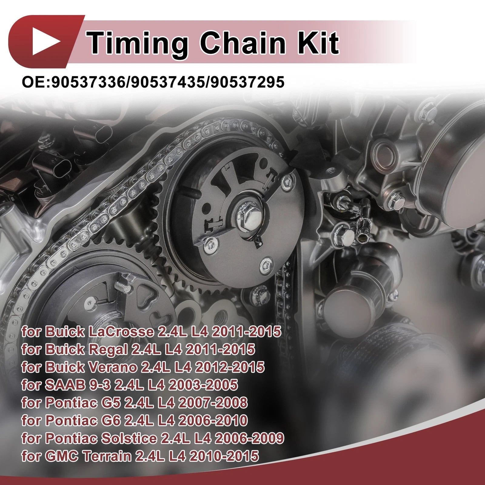 Timing Chain Kit Replacement for Buick LaCrosse Verano Regal (2009–2017)