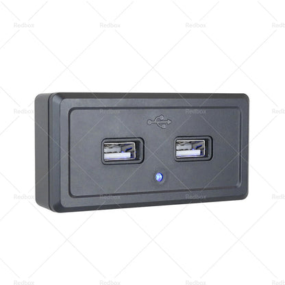 Dual USB Fast Charger Socket for Car RV Motorcycle (12V)