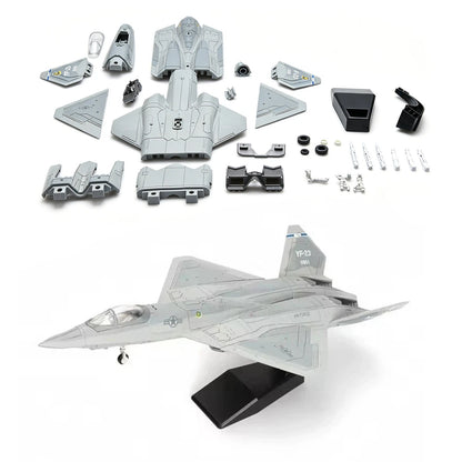 1:72 Scale YF-23 Stealth Fighter Building Blocks Kit (No Glue)