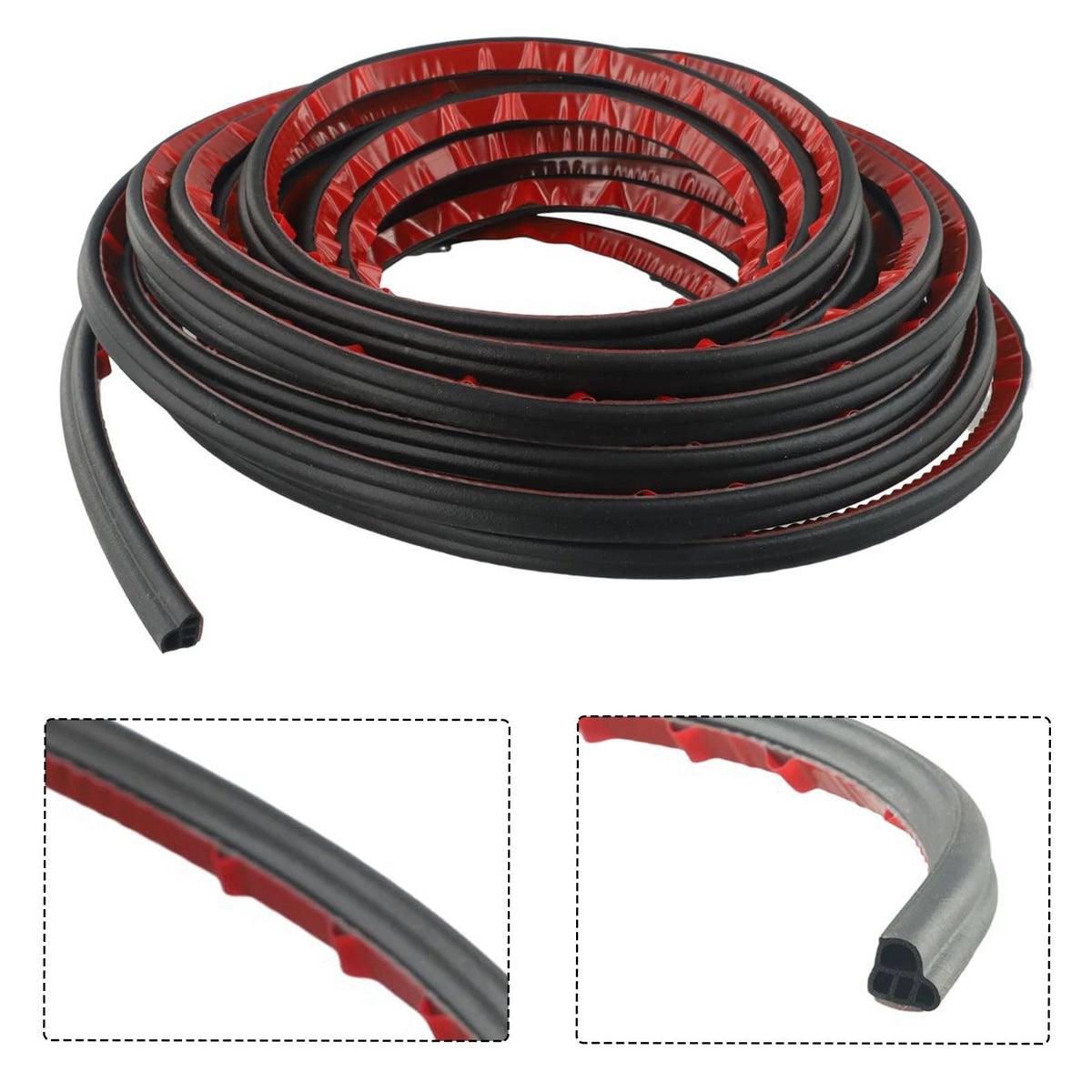 10M Double-Layer Weather Strip Edge Moulding for Car Door Trunk