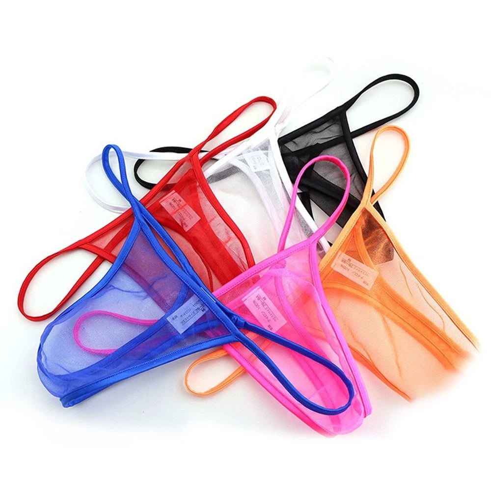 1X Breathable Comfortable T-string Thongs for Men