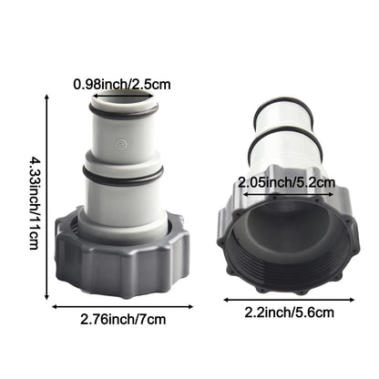 1.25" to 1.5" Hose Adapter for Intex Filtration Pump