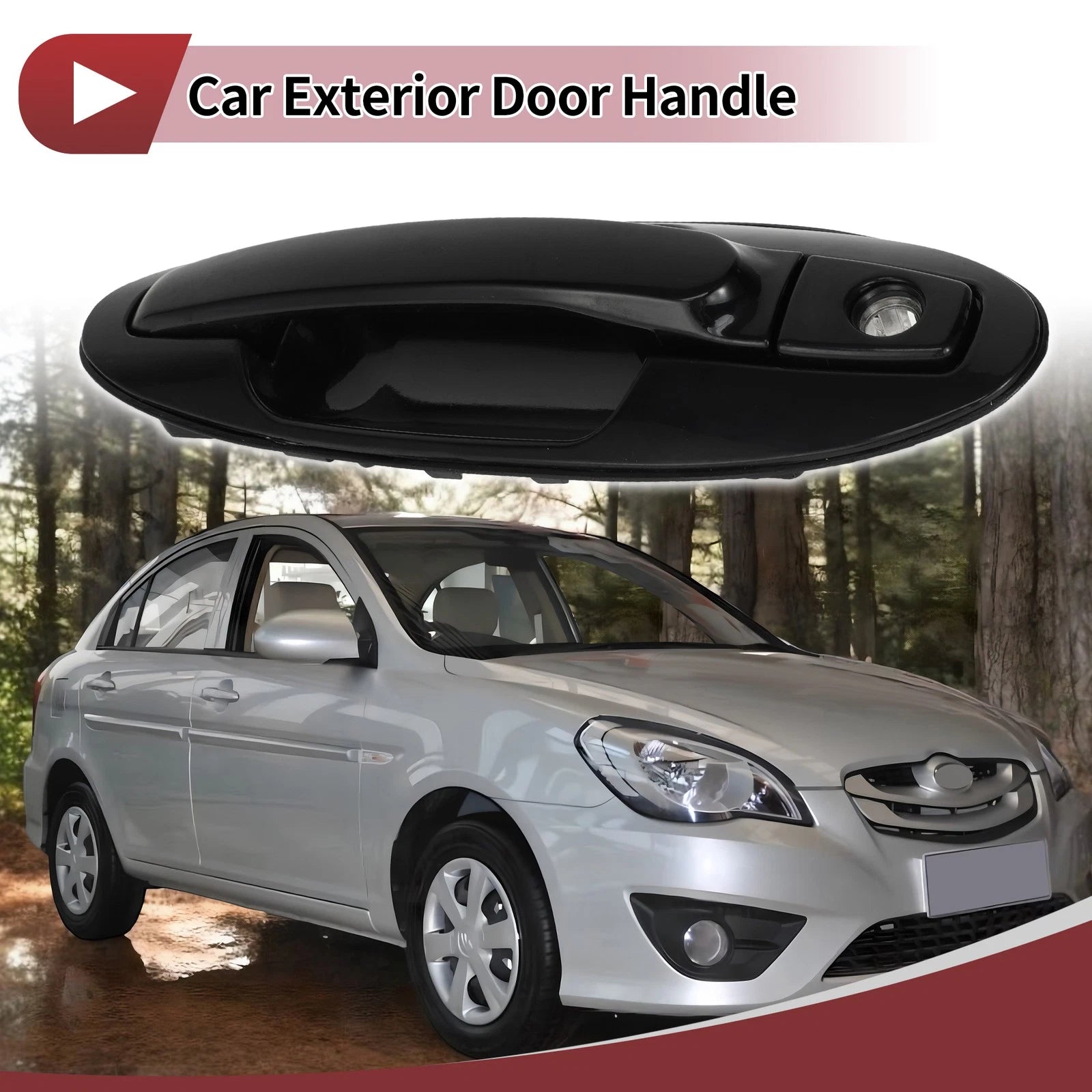 Exterior Door Handle for Hyundai Sonata Front Left Replacement (2015–2017)