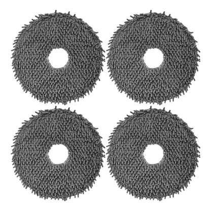 Set of 4 Microfiber Mop Cloths for 3i P10 Ultra Robot Vacuum