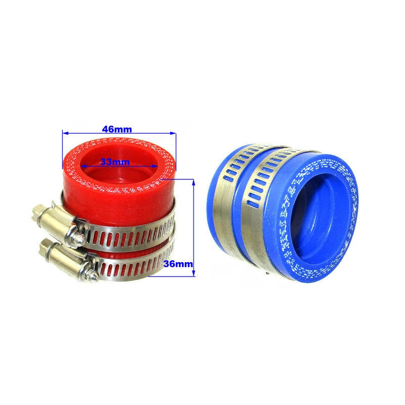 Carburetor Intake Pipe Manifold Adapter Rubber Boot for