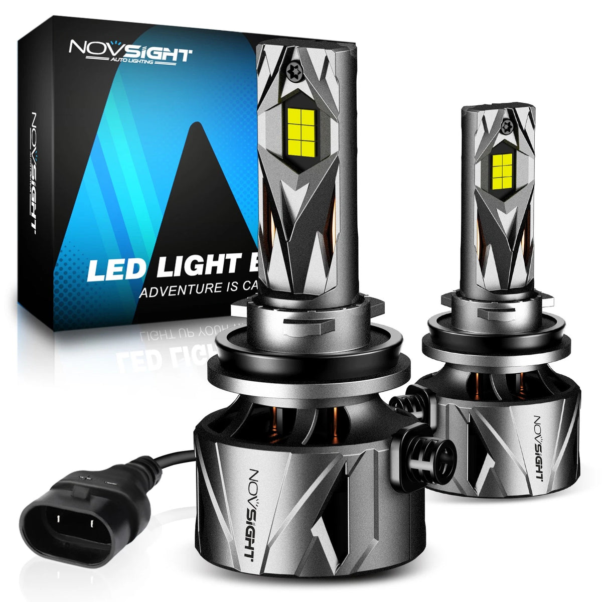 H11 H8 LED Headlight Bulb for NOVSIGHT (240W 60000LM 6500K)