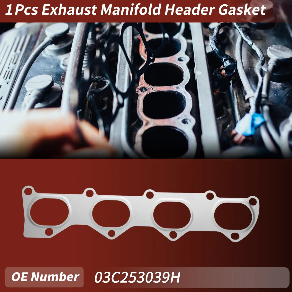 Exhaust Manifold Header Gasket for Volkswagen Jetta (2011–2018)