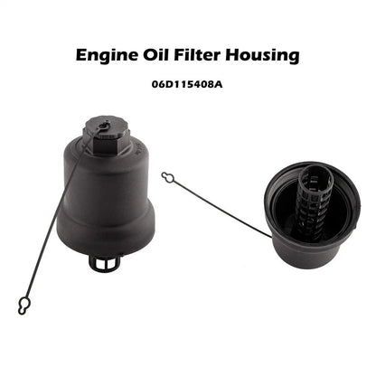 Oil Filter Housing Cap Cover for A3 Golf Passat (2006–2010)