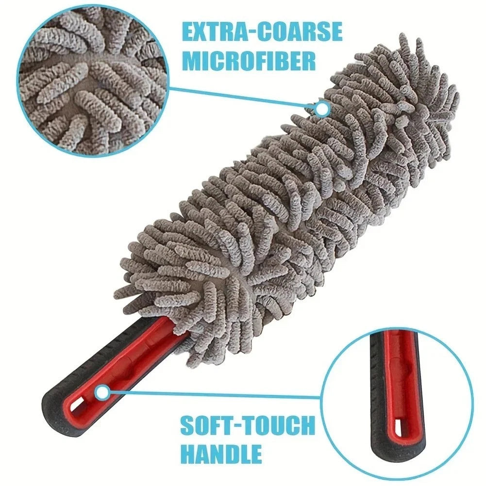 Auto Detailing Brush for Convenient Storage and Efficient Dust Cleaning