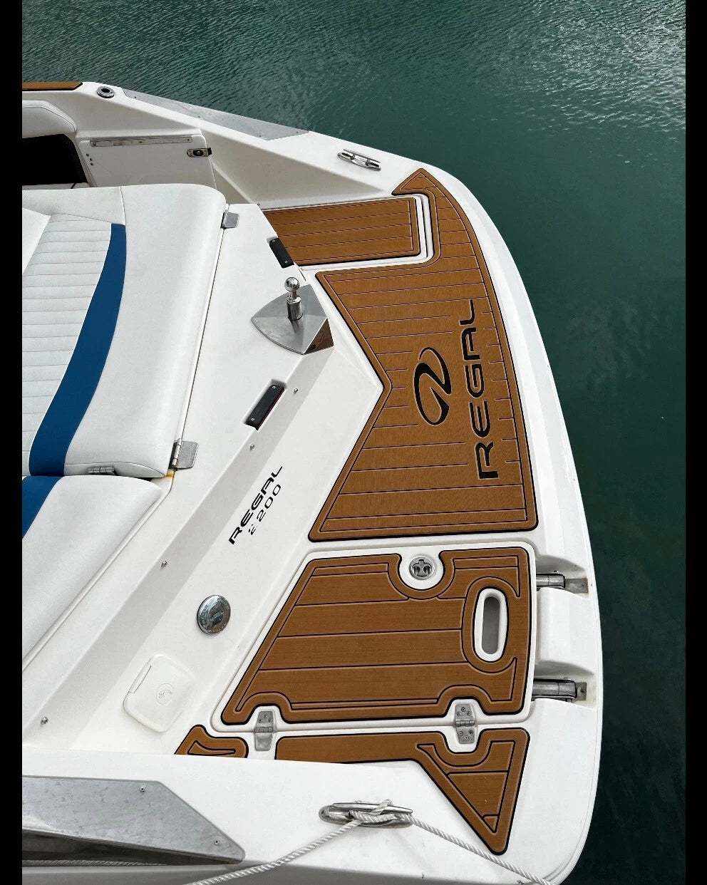 EVA Foam Cockpit Pad for Regal 2200 (2004) - Teak Deck Floor Mat