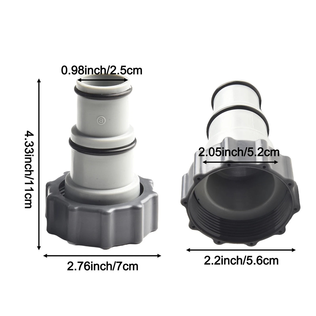 Hose Adapter for Intex 4000, 2500, 1500 GPH Filter Pumps