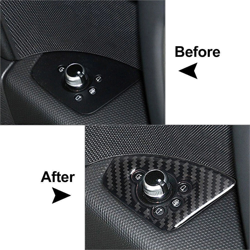 Interior Door Lock Button Cover Trim for Audi TT TTRS (2008–2014)