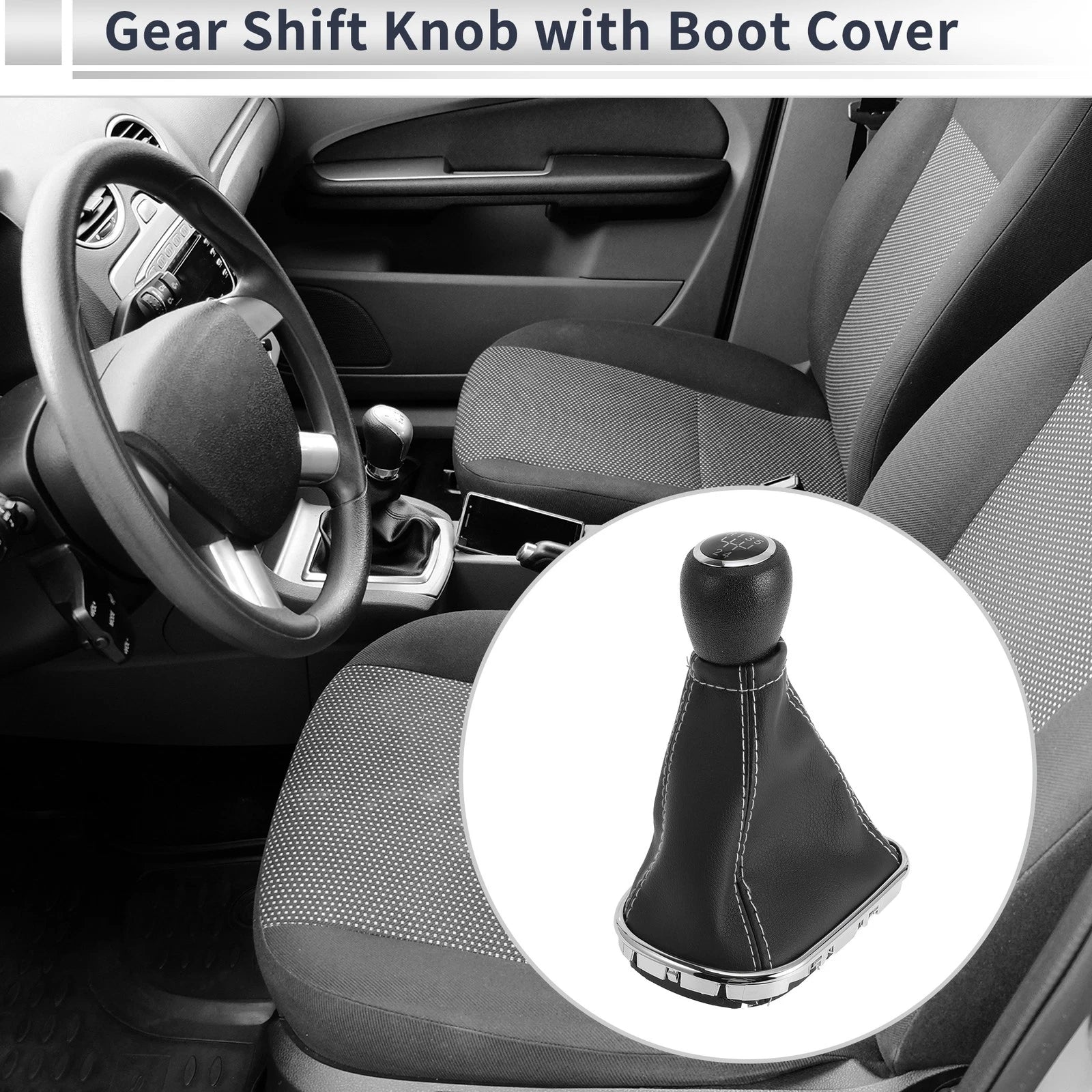Gear Shift Knob with Cover Replacement for Chevrolet Cruze (2010–2015)