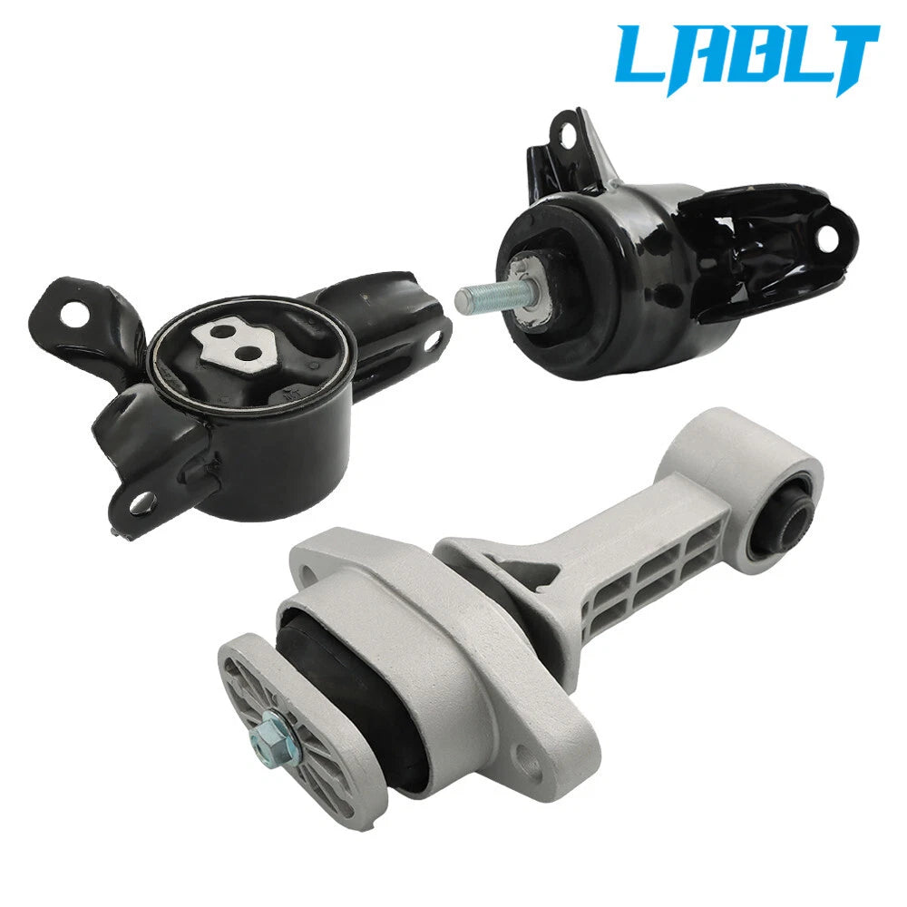 3X Engine Trans & Torque Strut Mount for Kia Forte, Hyundai Elantra (2011–2018)