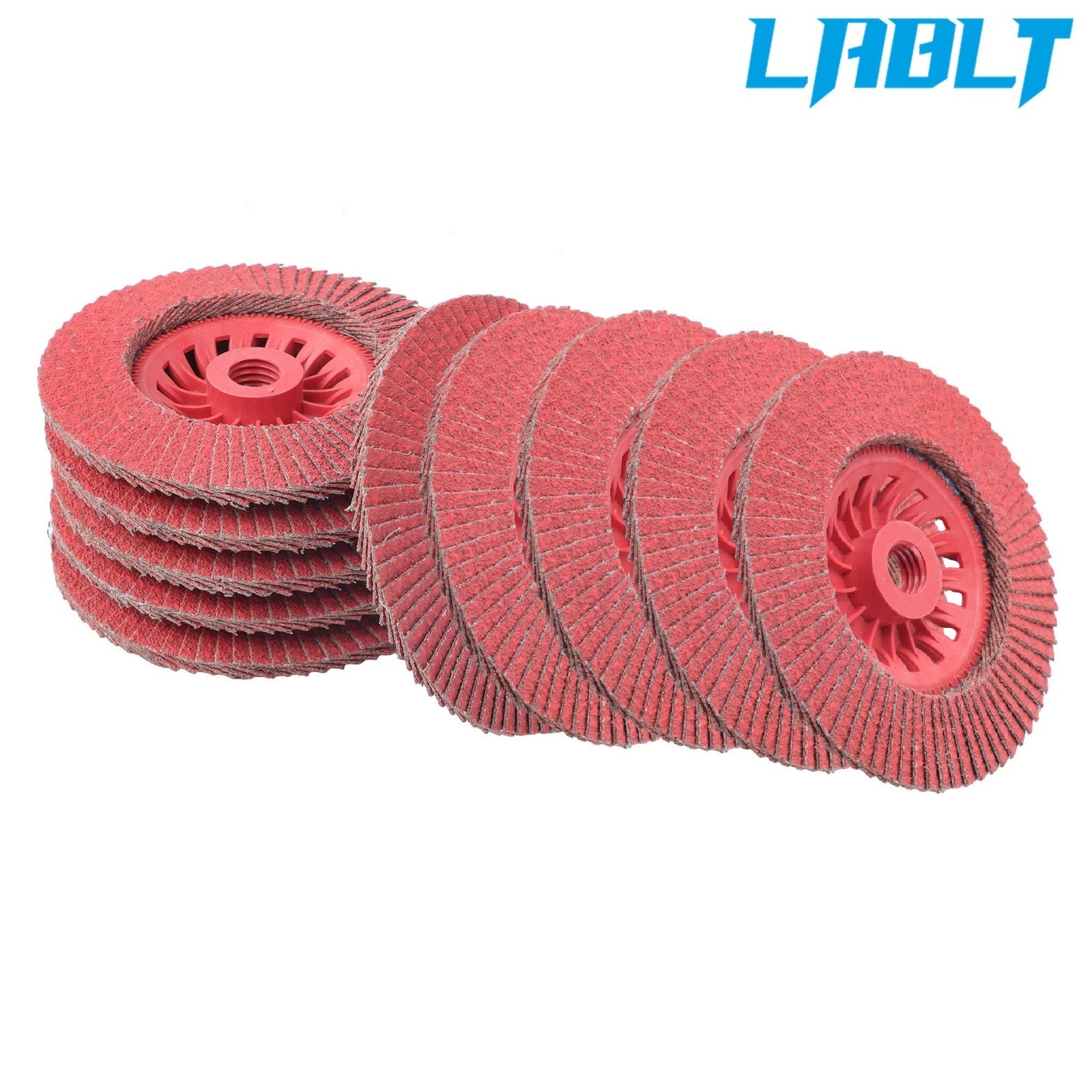 10X T29 4-1/2" × 7/8" 60 Grit Ceramic Flap Sanding Discs