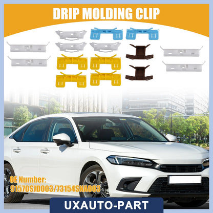 Set of 15 Roof Fastener Clips for Honda Civic (2006–2011)