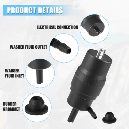 Windshield Washer Motor Pump for Audi 100 (1989–1994)