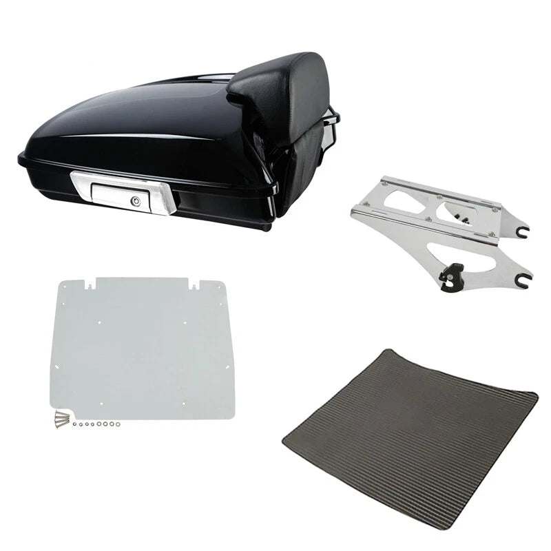 Trunk Backrest Mount Rack Plate for Harley Touring Road Glide (2014–2026)