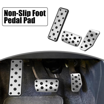 3pcs Footrest Pedal Pad Replacement for Subaru Crosstrek Impreza (2012–2023)