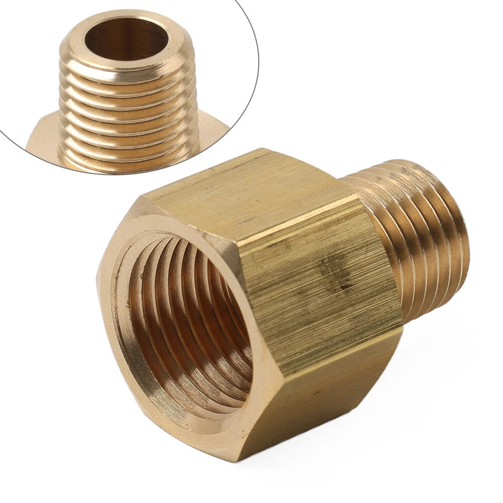 1pc 1/4 NPT Male to 3/8 NPT Female Pipe Reducer Hex Thread Adapter