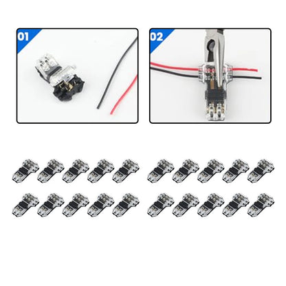T Tap Connector for Quick Wire Branching (16-20 AWG)