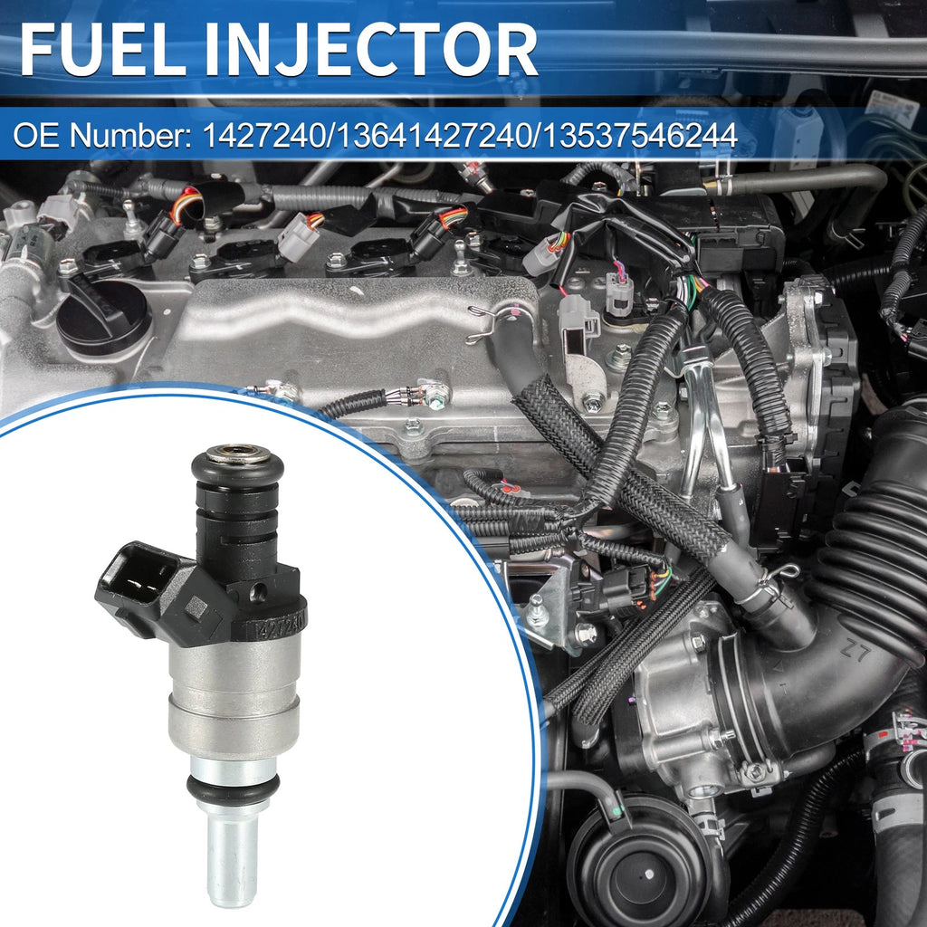 Fuel Injector Replacement for BMW 5 Series E60 E61 (2003–2010) Black 1 Pc