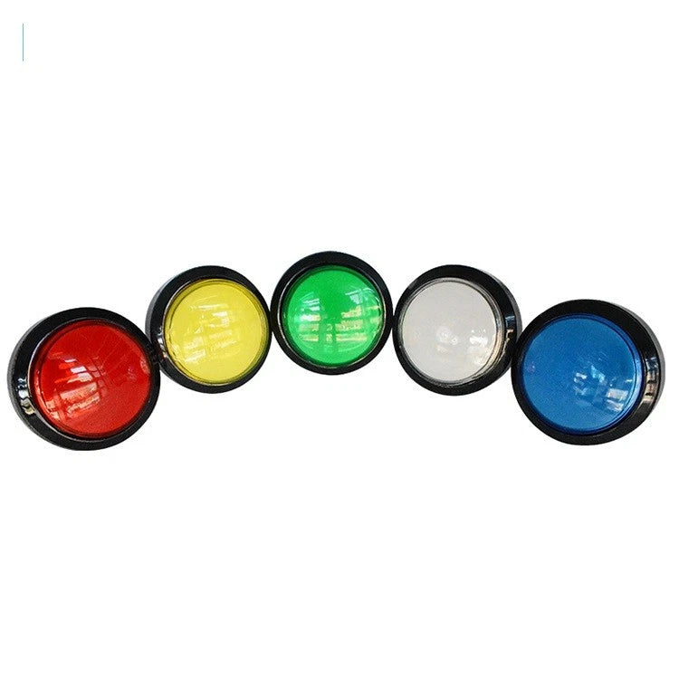 45MM Round Push Buttons with LED Light for Arcade Games (1 Pack)