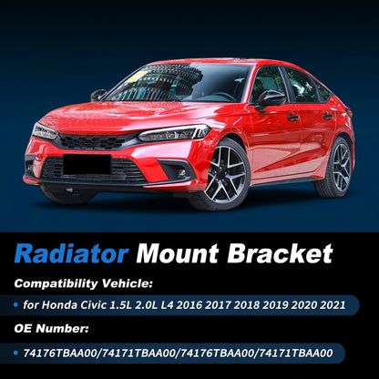 Upper Radiator Mount Bracket for Honda Civic 1.5L 2.0L (2016–2021) No.74176TBAA00