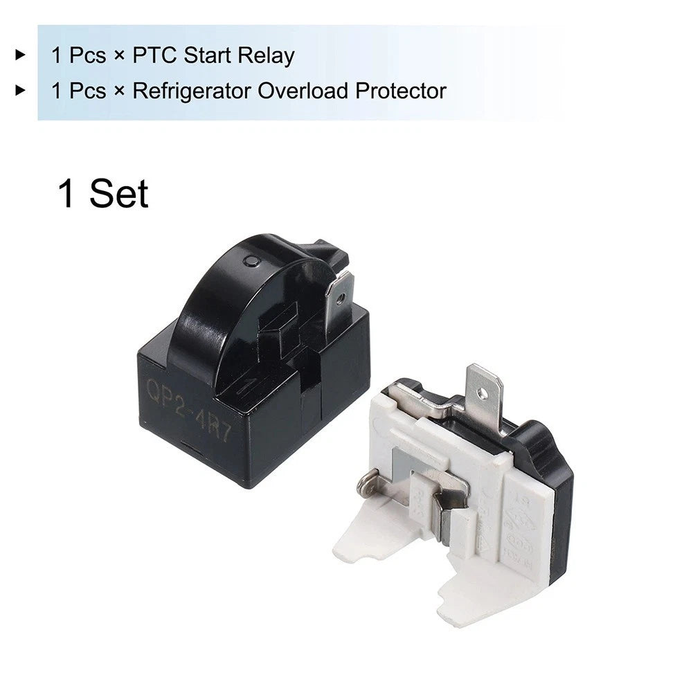 Refrigerator Motor for PTC Relay 1 Pin 4.7 Ohm Overload Protector 1/2HP