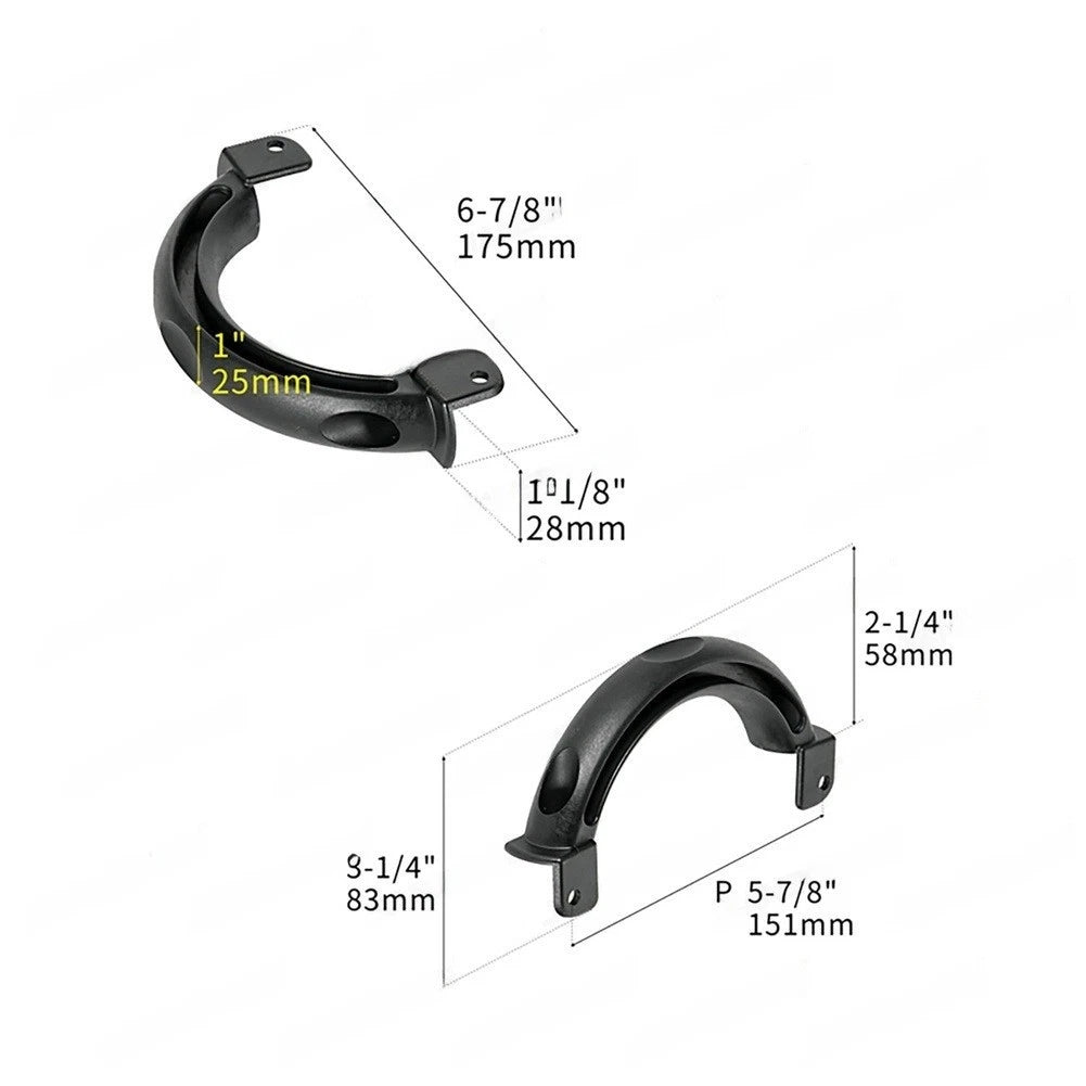 Nylon Entryway Fence Handle for Wood PVC Guardrail Use