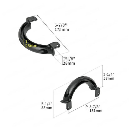 Nylon Entryway Fence Handle for Wood PVC Guardrail Use